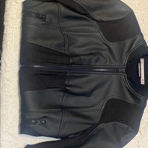 BLANC NOIR faux leather jacket